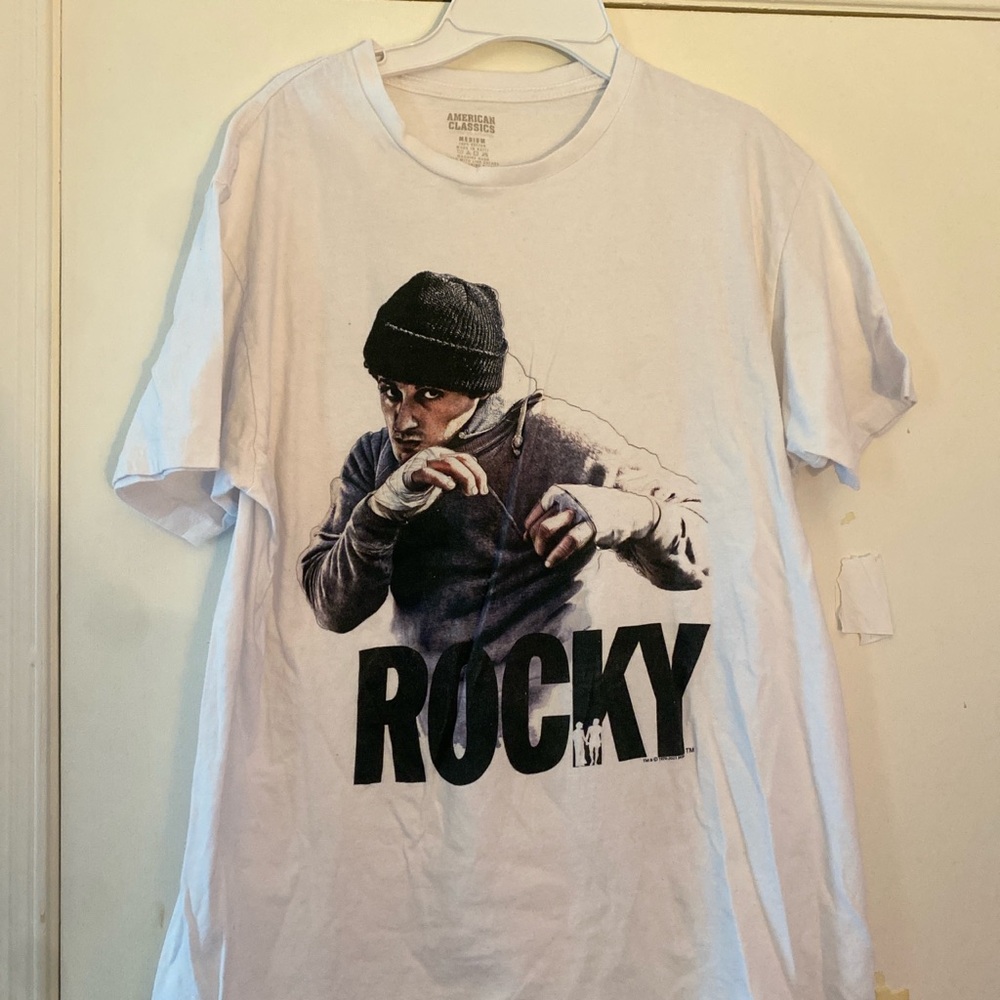 Rocky Graphic White T-Shirt